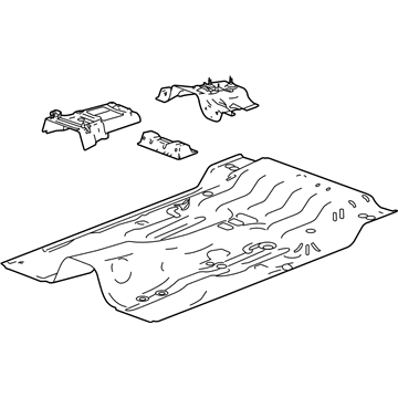 Hummer H3T Floor Pan - 20760836