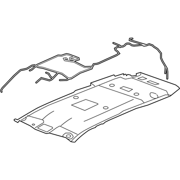 GM 25904289 Headliner, Titanium GM 25904289 Headliner, Titanium