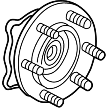 GMC Wheel Hub - 15863440