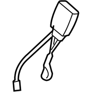 2009 Saturn Aura Seat Belt - 19180028