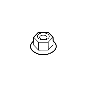 GMC 11546446 License Lamp Nut