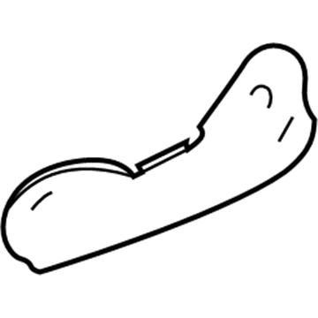 GM 12534456 Side Cover, Passenger Side GM 12534456 Side Cover, Passenger Side