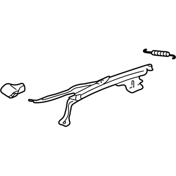 GM 16744373 Seat Track, Front GM 16744373 Seat Track, Front