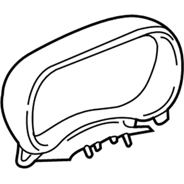 GM 23271374 Cluster Bezel, Black