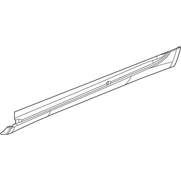 GM 23121193 Rocker Molding, Driver Side