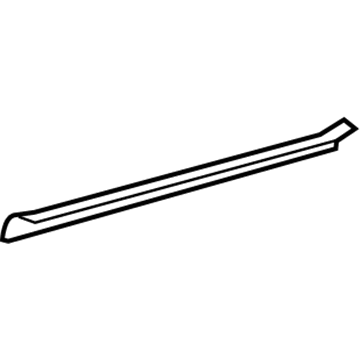 GM 19204194 Scuff Plate, Gray, Front Passenger Side GM 19204194 Scuff Plate, Gray, Front Passenger Side