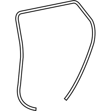 2009 Pontiac Vibe Weather Strip - 19184763