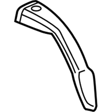 GM 15062450 Outer Wheelhouse, Rear Passenger Side