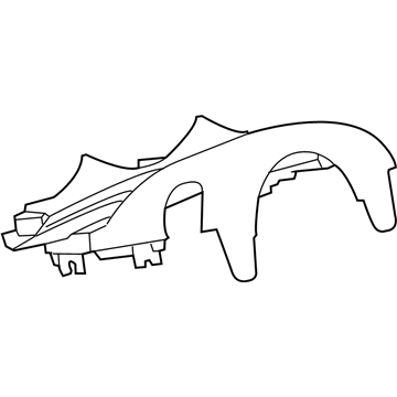 2011 Chevy Cruze Steering Column Cover - 95217307