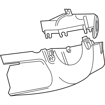 2011 Chevy Cruze Steering Column Cover - 95459918