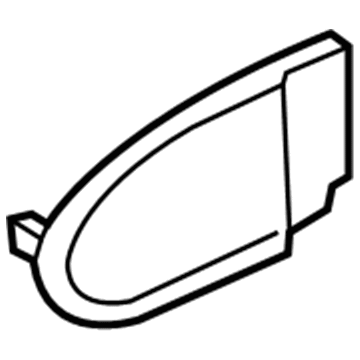 GM 19317558 Handle, Inside Cap, Front Passenger Side