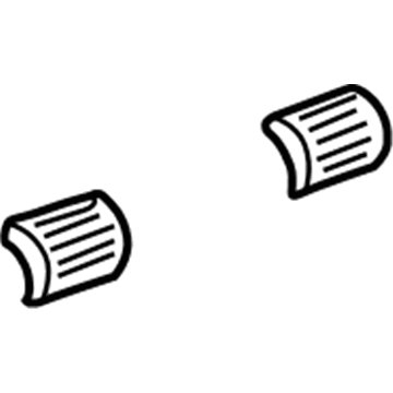 GM 10420119 Vent Louver, Black, Outer GM 10420119 Vent Louver, Black, Outer