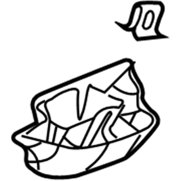 Saturn 22720369 Center Molding