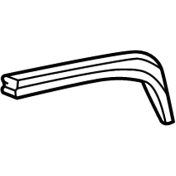 GM 25669488 Gutter, Rear Passenger Side GM 25669488 Gutter, Rear Passenger Side