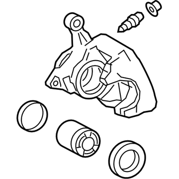 GM 19422059 Caliper, Rear Driver Side GM 19422059 Caliper, Rear Driver Side