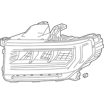 GMC Acadia Headlight - 84902388