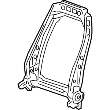 GM 13526519 Seat Back Frame, Front GM 13526519 Seat Back Frame, Front