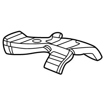 Cadillac 84821422 Lower Duct