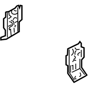 Chevy 96537600 Reinforcement Beam Bracket