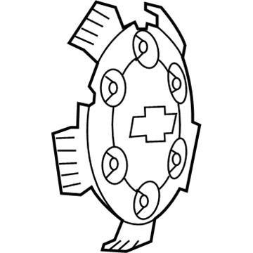 GMC Canyon Wheel Cover - 9597945