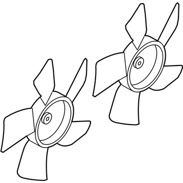 Chevy A/C Condenser Fan - 19316318