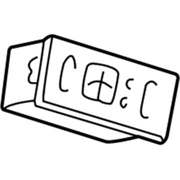 Pontiac 9375132 Radio Control