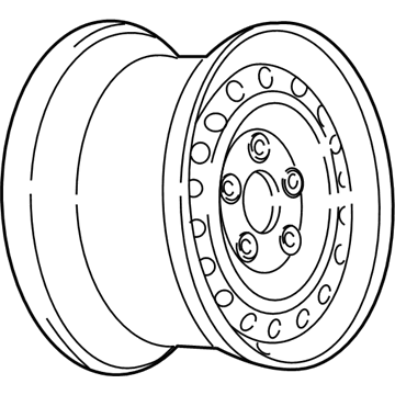Cadillac Eldorado Spare Wheel - 9591127