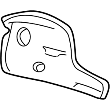 GM 22658742 Tail Lamp Pocket, Passenger Side GM 22658742 Tail Lamp Pocket, Passenger Side