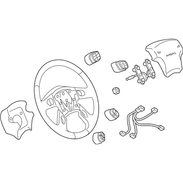 Chevy Silverado 2500 Steering Wheel - 15188750