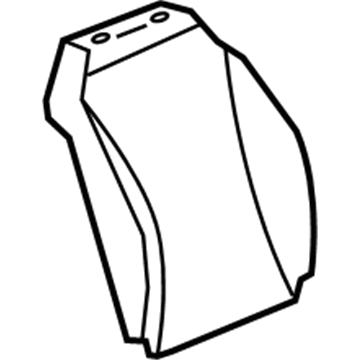 GM 20881404 Seat Back Cover, Passenger Side