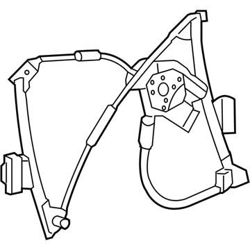 Chevy Corvette Window Regulator - 22895755