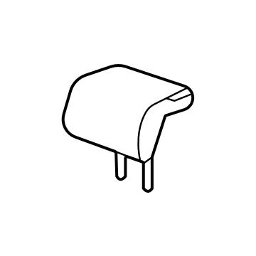 GM 85599562 Headrest, Center, Gray