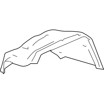 Hummer Fender Splash Shield - 25957511