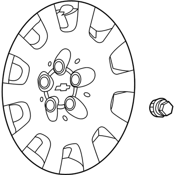 Chevy Caprice Wheel Cover - 92261889