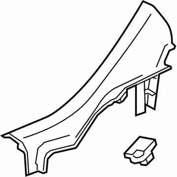 Chevy 95932890 Rear Sill Plate