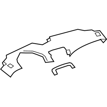 Cadillac Dash Panel Vent Portion Covers - 22912447