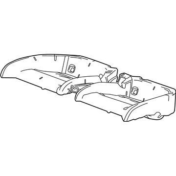 2017 Cadillac ATS Seat Cushion Pad - 23374525