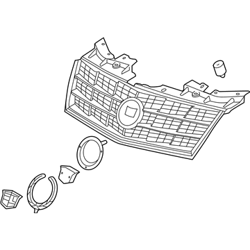 Cadillac 25908920 Grille