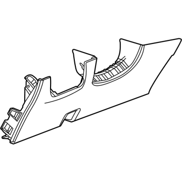 GM 84755216 Knee Bolster, Jet Black GM 84755216 Knee Bolster, Jet Black