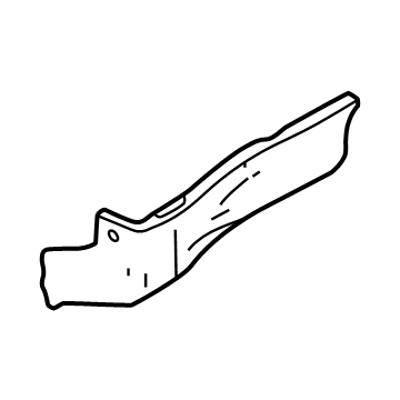 GM 84777548 Rear Protector, Outer Driver Side GM 84777548 Rear Protector, Outer Driver Side