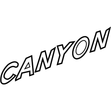 GMC Canyon Emblem - 10355873