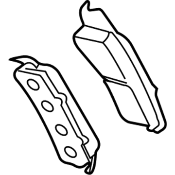 GMC Sierra 3500 Brake Pad - 19133306