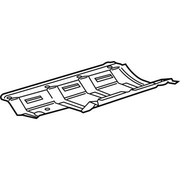 GMC Oil Pan Baffle - 12629014