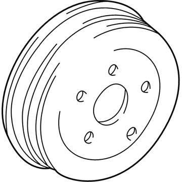 Pontiac Vibe Brake Drum - 88970141