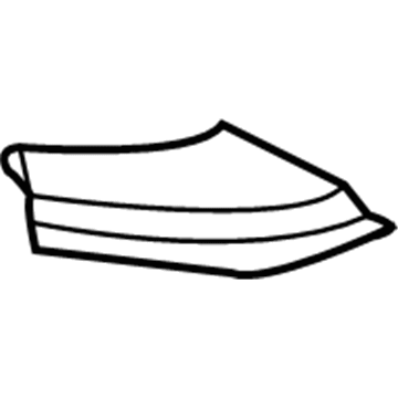 Saturn LS1 Exhaust Heat Shield - 9128692