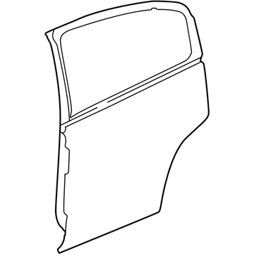 Saturn 22726029 Door Frame Assembly