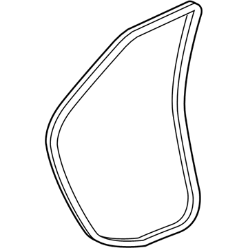 2008 Cadillac CTS Door Seal - 25820230