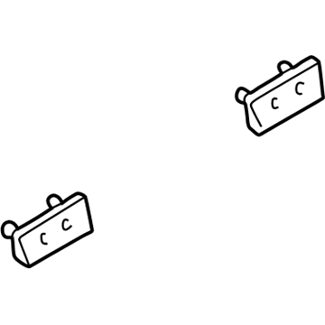 Chevy Express 1500 Bumper Reflector - 16523876