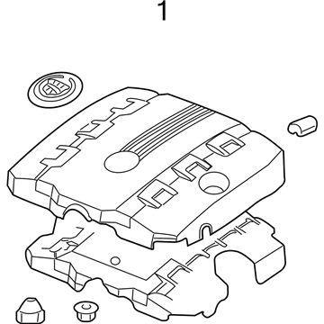Cadillac 12632150 Engine Cover