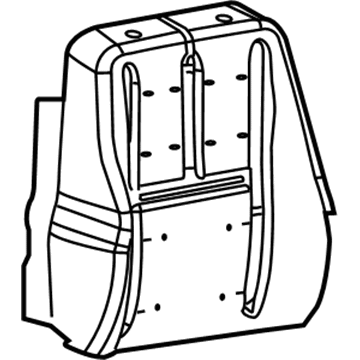 2007 Pontiac Grand Prix Seat Cushion Pad - 88948143